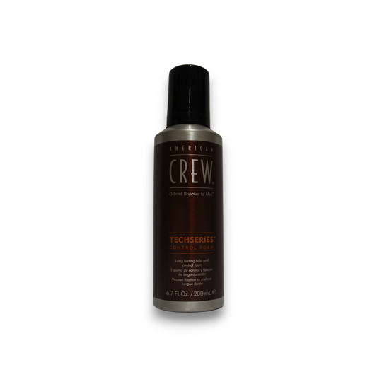 American Crew, TechSeries, Vegan, Hair Styling Foam, Volume & Shine, Strong Hold, 200 ml