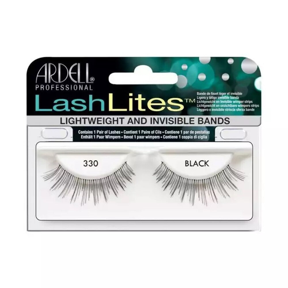 Ardell, Lashlites, False Eyelashes, 330, Black