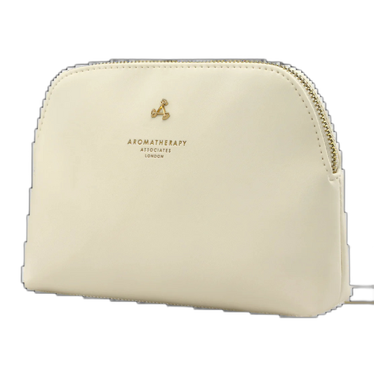 Aromatherapy Associates, Textile Makeup Bag, White