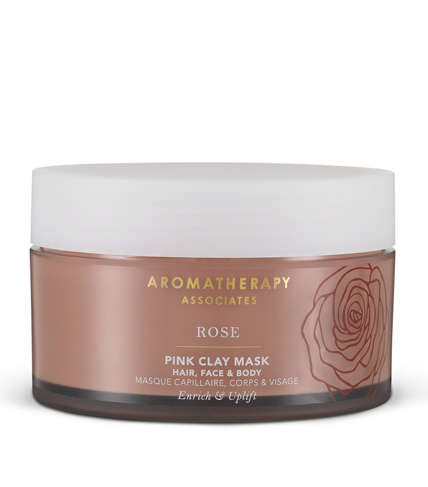 Aromatherapy Associates, Rose, Essential Oils, Eliminates Impurities, Clay Mask, 200 ml