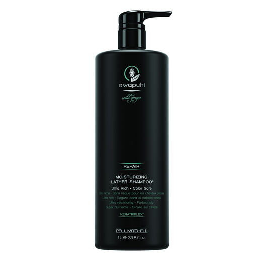 Awapuhi Wild Ginger By Paul Mitchell, Repair, Sulfates-Free, Hair Shampoo, For Moisturizing, 1000 ml