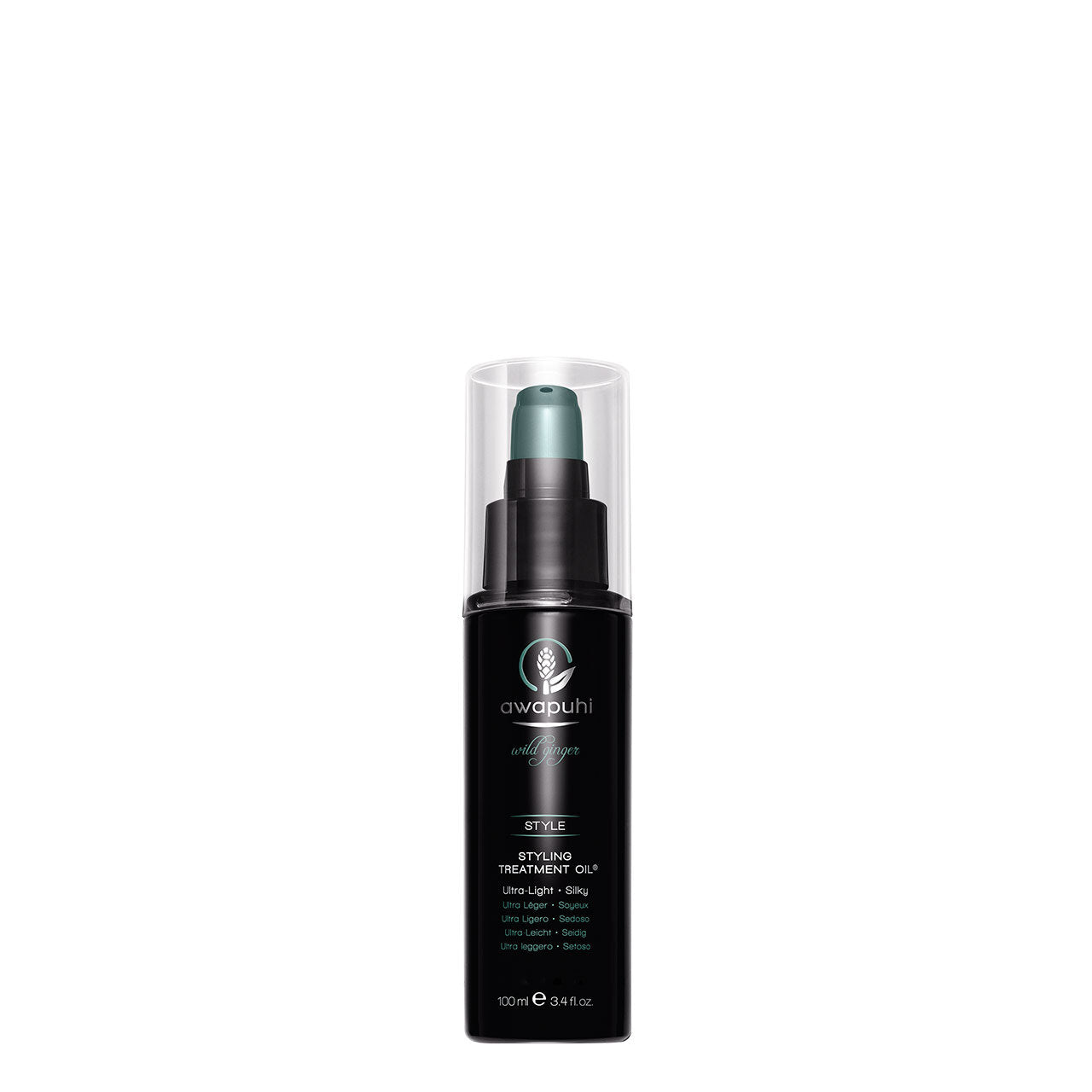 Awapuhi Wild Ginger By Paul Mitchell, Style, Paraben-Free, Hair Oil Treatment, Soft & Silky Texture, 100 ml