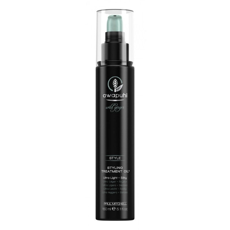 Awapuhi Wild Ginger By Paul Mitchell, Style, Paraben-Free, Hair Oil Treatment, Soft & Silky Texture, 150 ml