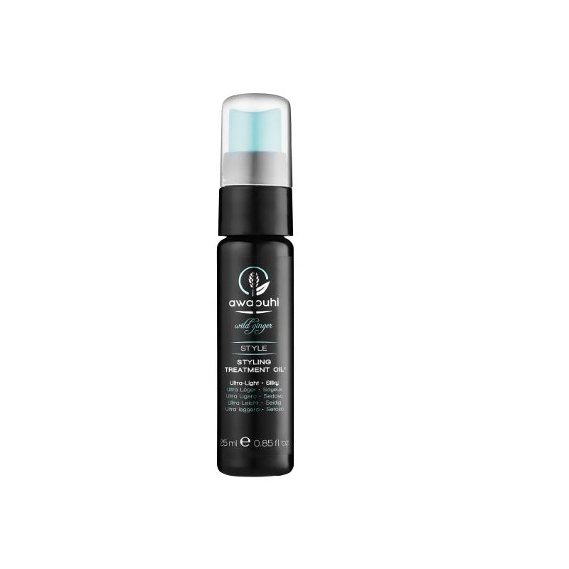 Awapuhi Wild Ginger By Paul Mitchell, Style, Paraben-Free, Hair Oil Treatment, Soft & Silky Texture, 25 ml