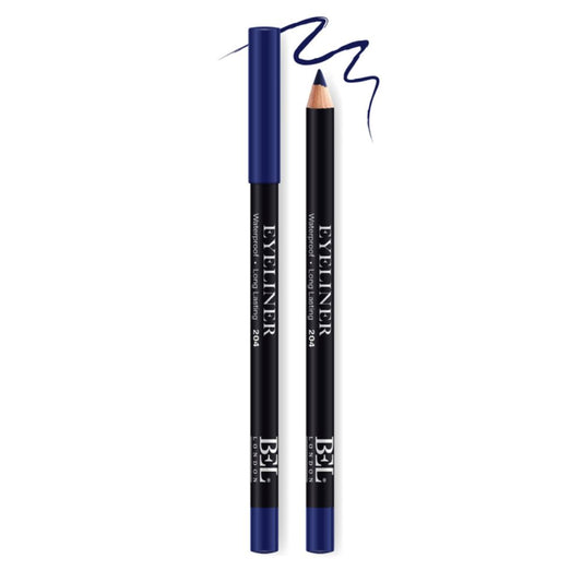 Bel London, BEL London, Hydrogenated Vegetable Oil, Waterproof, Colour, Long Lasting, Gel Pencil Eyeliner, 204, Blue, 0.78 g