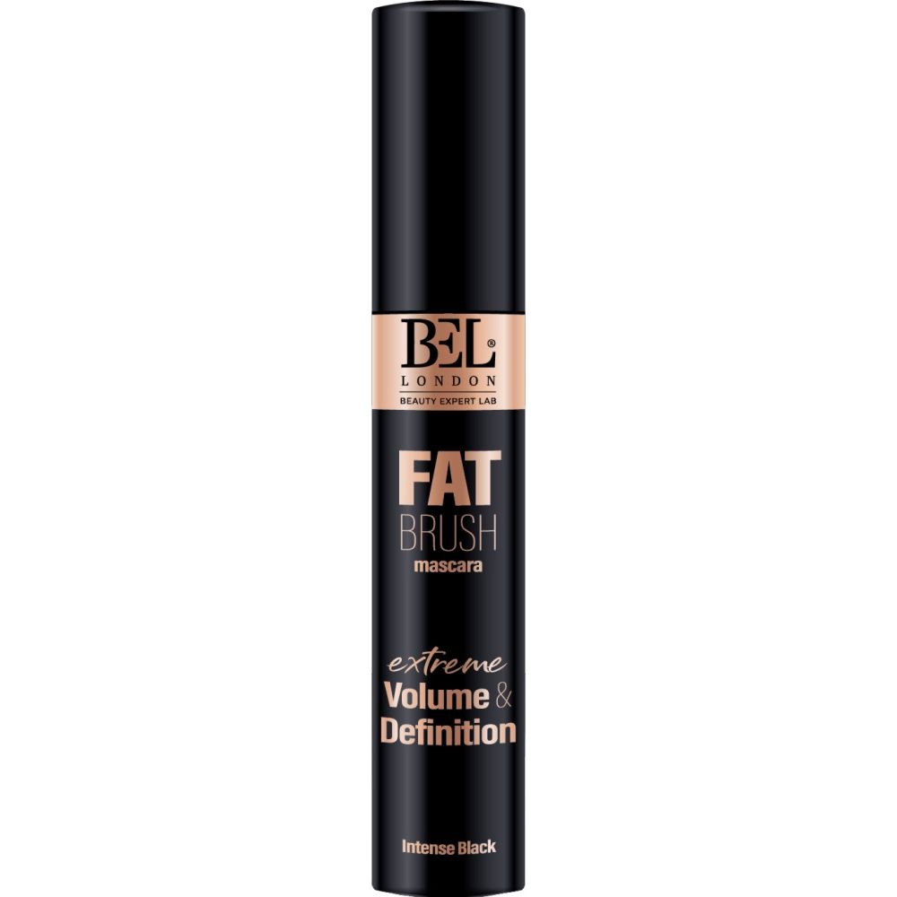 Bel London, Fat Brush, Volumizing, Mascara, Intense Black, 13.5 ml