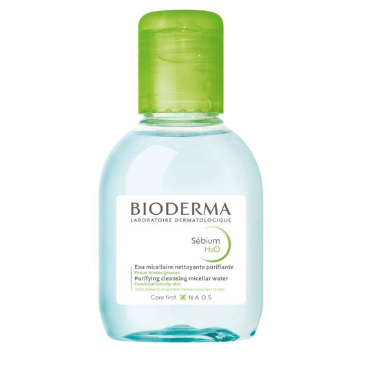 Bioderma, Sebium H2O, Paraben-Free, Cleansing, Micellar Water, For Oily/Blemished Combination Skin, 100 ml