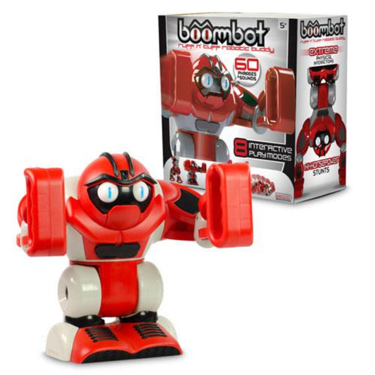 Boombot, Puff n' Tuff, Interactive Toy, Robot, Red, For Boys, 5+ years