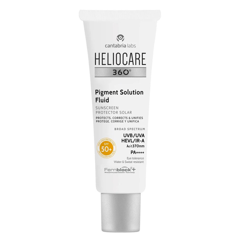 Cantabria, Heliocare 360º Pigment Solution, Sun Protection, Sunscreen Fluid, 50 ml