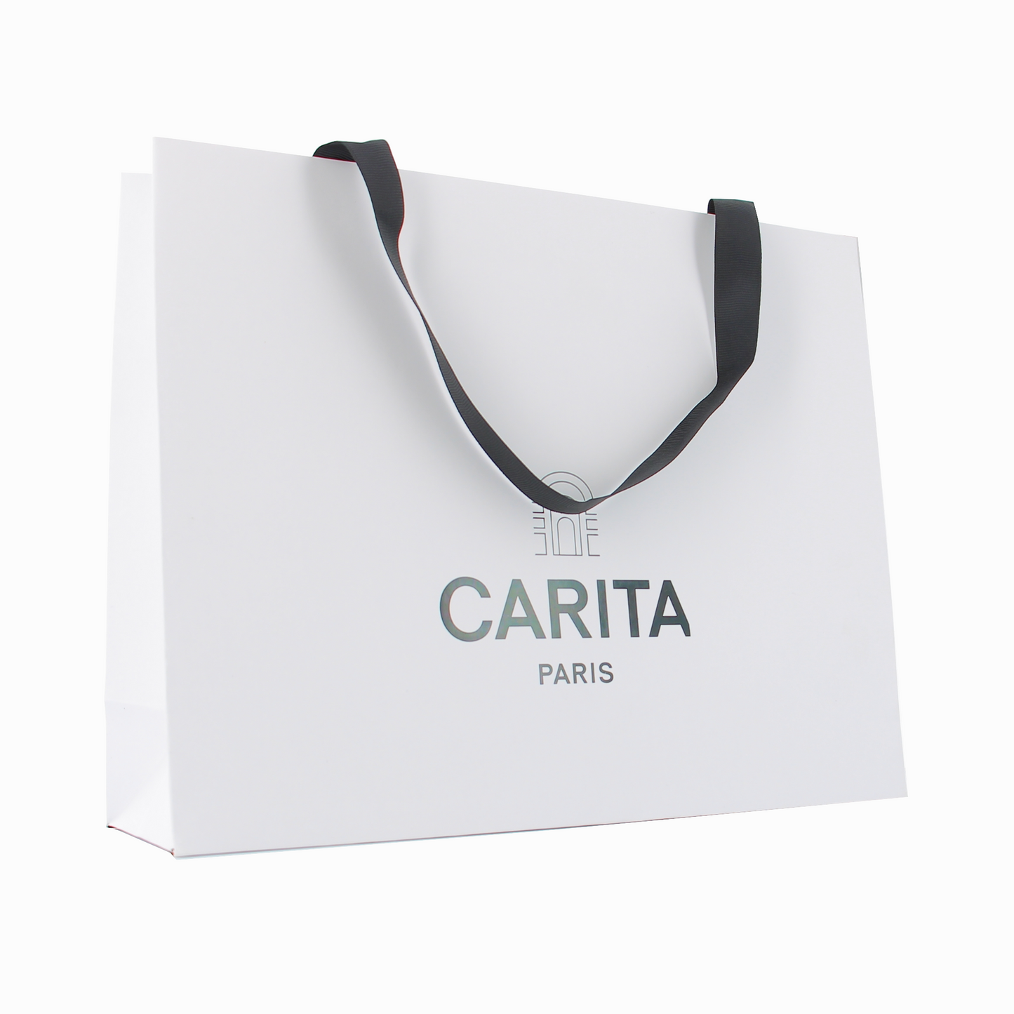 Carita Paris, Carita, Shopping, GWP Cardboard Bag, Ivory, Size L