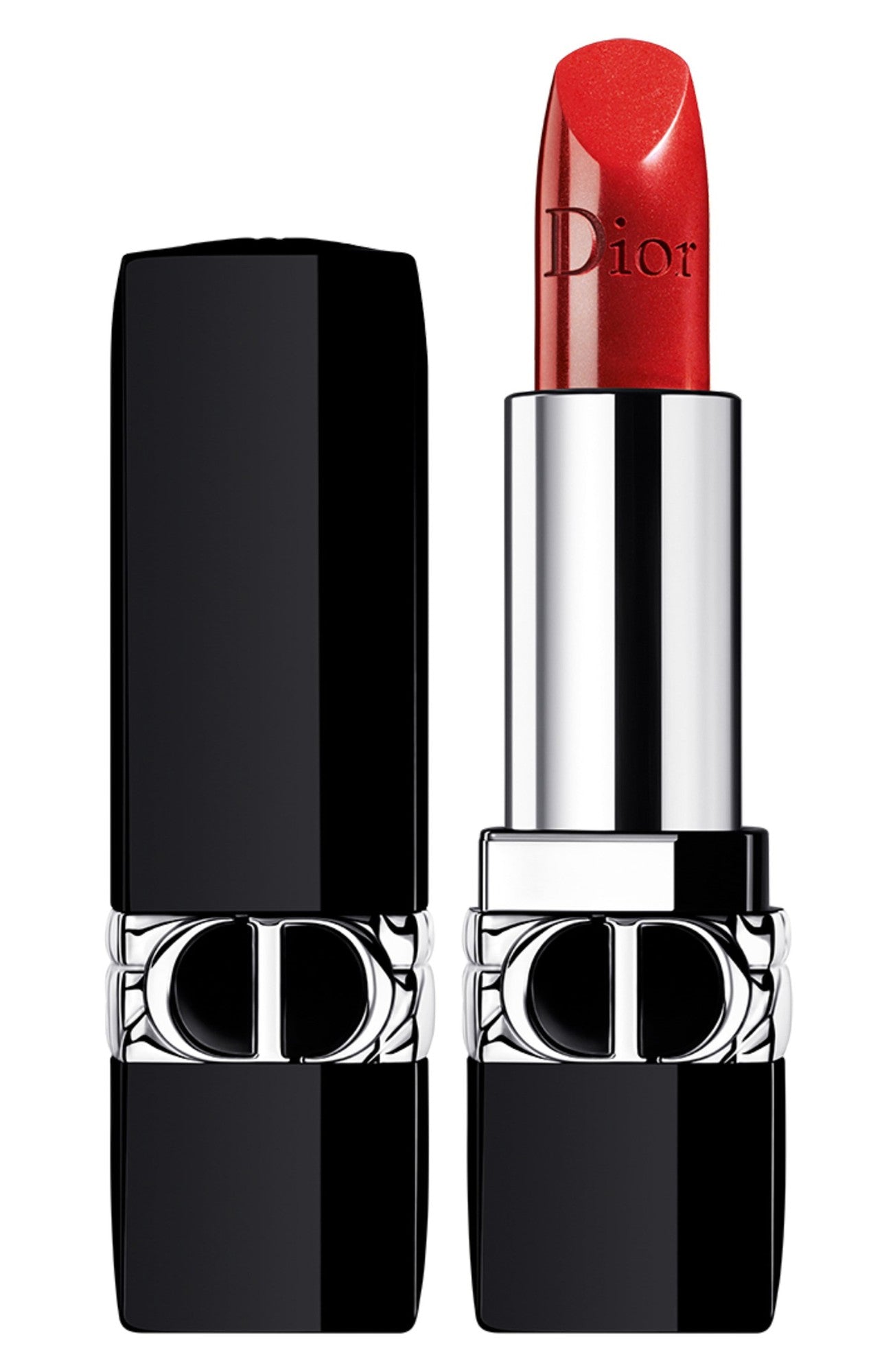 Christian Dior, Couture Colour, Metallic, Cream Lipstick, 999, Red, Refillable, 3.5 g