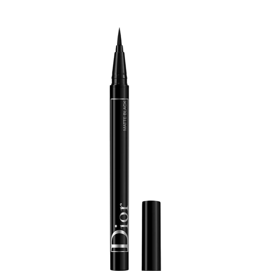 Christian Dior, Diorshow On Stage, Waterproof, Ultra-Flexible Felt Tip, Intense Color, Liquid Eyeliner, 091, Matte Black