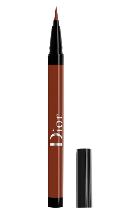 Christian Dior, Diorshow On Stage, Waterproof, Ultra-Flexible Felt Tip, Intense Color, Liquid Eyeliner, 676, Satin Rust,