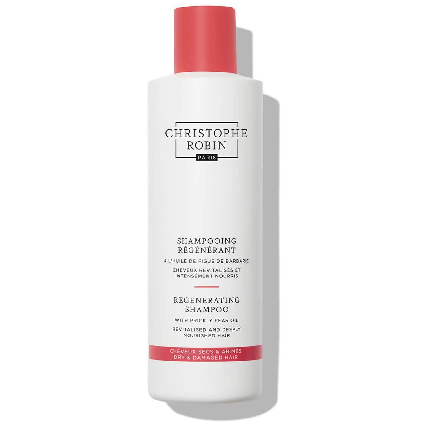 Christophe Robin, Regenerating, Prickly Pear Oil, Hair Shampoo, 250 ml