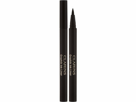 Clarins, Graphic Ink, Waterproof, Precise, Liquid Eyeliner, Intense Black, 0.4 ml