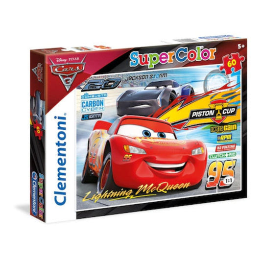 Clementoni, Cars, Puzzle, 26973, For Boys, 5+ years, 60 pcs