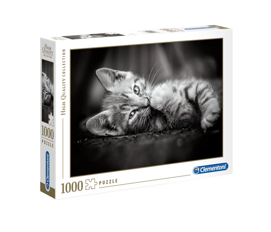 Clementoni, High Quality Collection, Kitty, Puzzle, Unisex, 1000 pcs