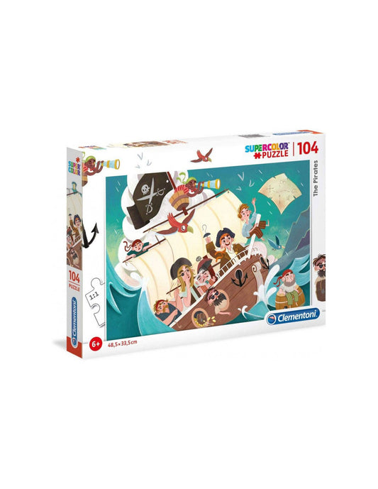 Clementoni, Pirates, Puzzle, Unisex, 6+ years, 104 pcs