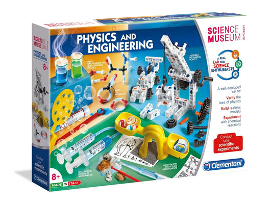 Clementoni, Science Museum, Physics And Engineering Lab, For Boys, 8+ years