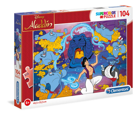 Clementoni, SuperColor, Aladyn, Puzzle, Unisex, 6+ years, 104 pcs