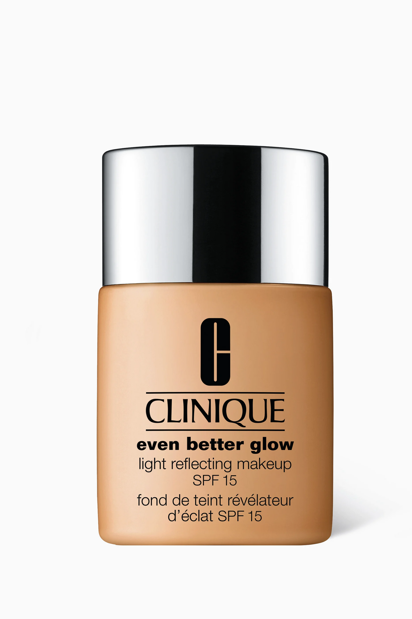 Clinique, Even Better Glow, Light Reflecting, Liquid Foundation, WN 68, Brulee, SPF 15, 30 ml