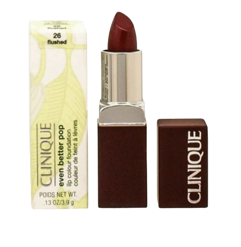 Clinique, Even Better Pop, Vitamin E, Long-Lasting, Cream Lipstick, 26, Flushed, 3.9 g