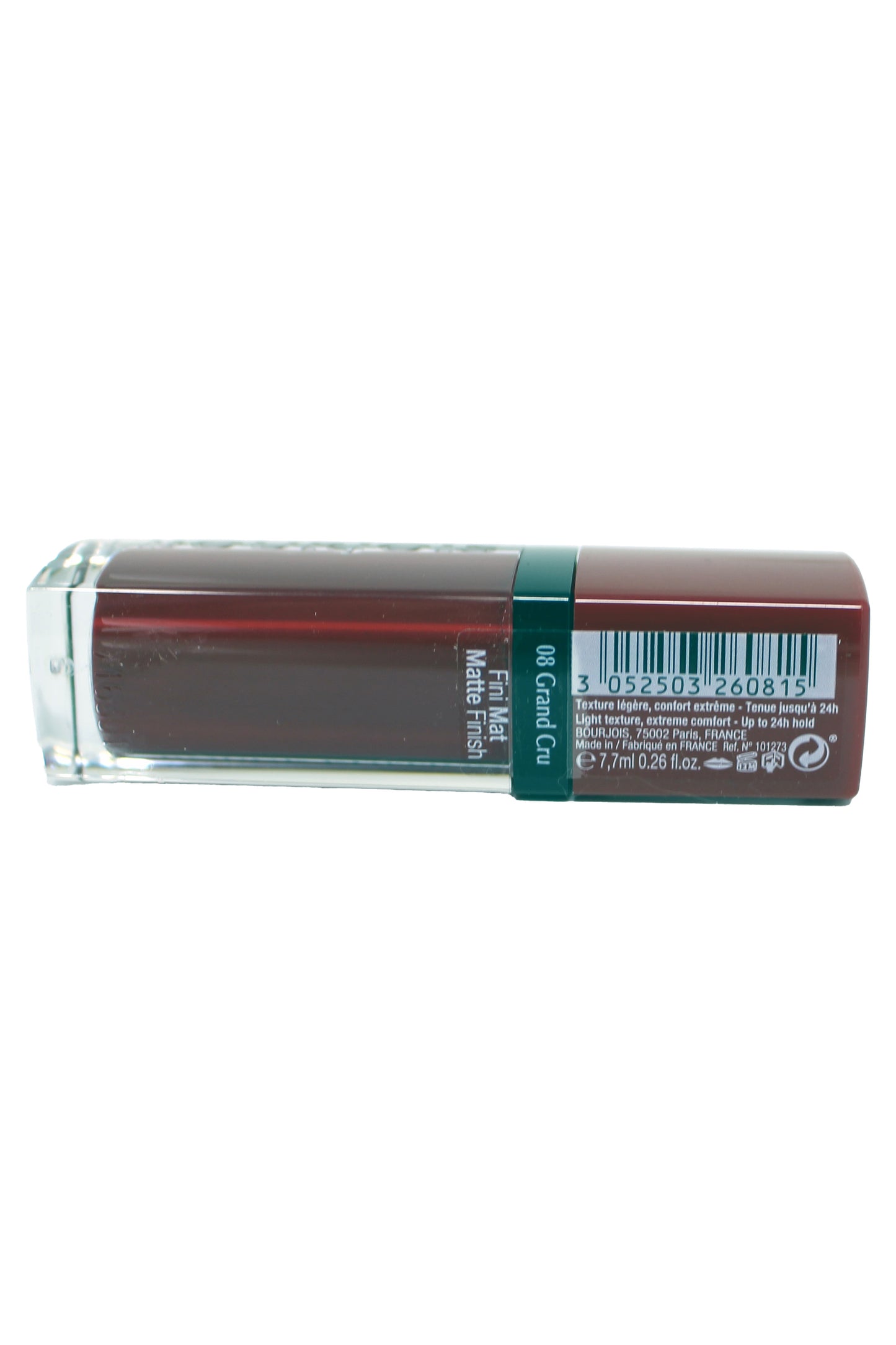 Bourjois, Rouge Edition Velvet, Dimethicone, Matte, Liquid Lipstick, 08, Grand Cru, 7.7 ml