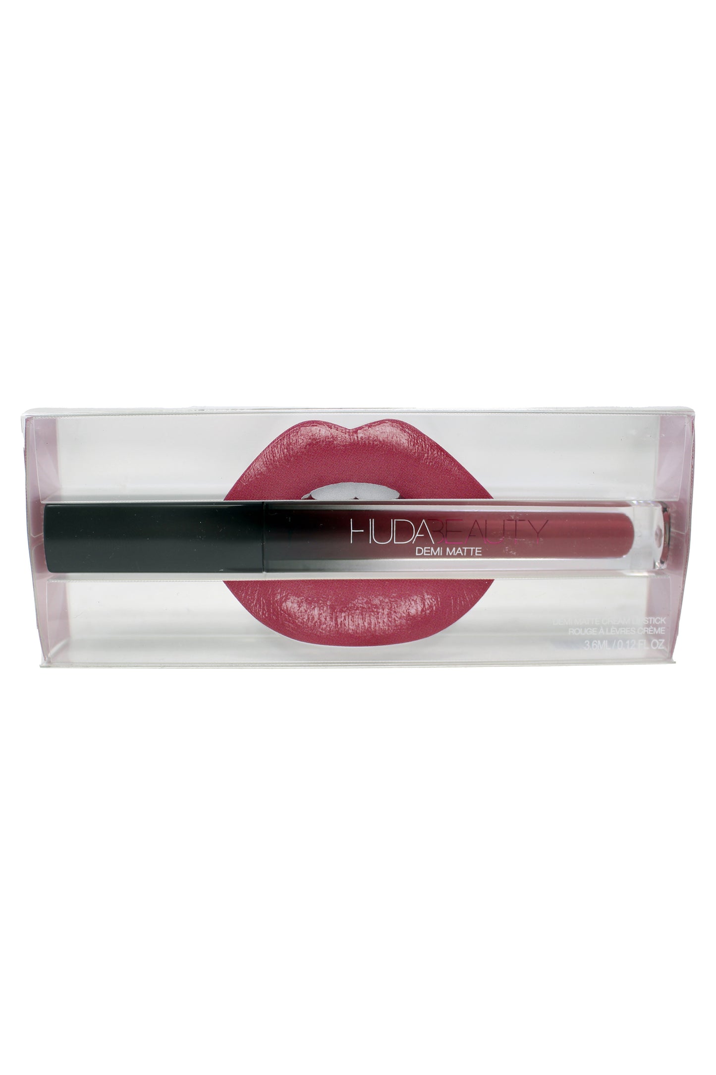 Huda Beauty Demi Matte Cream Lipstick Sheikha 0.12 Ounces
