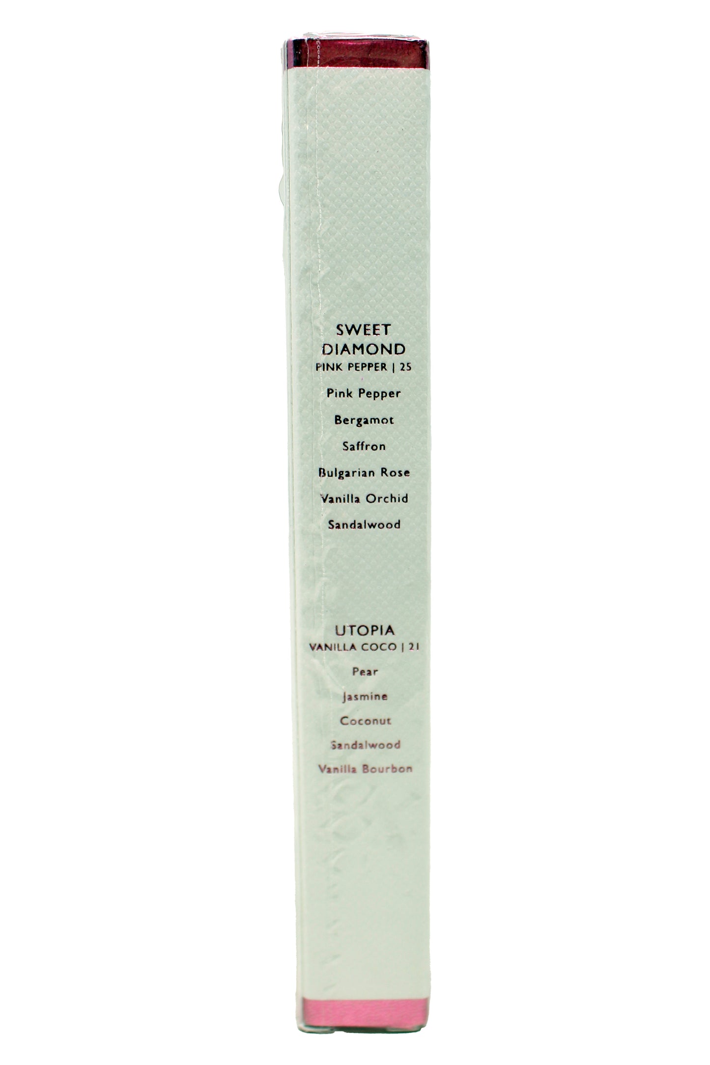 Huda Beauty Sweet Diamond Pink Pepper & Utopia Vanilla Coco Rollerball 2X5ML