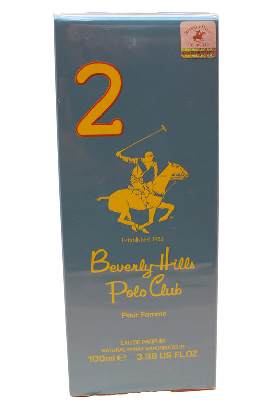 Beverly Hills Polo Club No.2 Pour Femme Eau De Parfum 3.38 Ounces