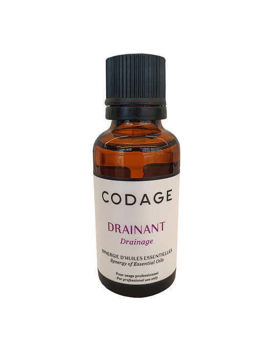 Codage, Synergy Of Essential, Draining, Body Oil, 30 ml