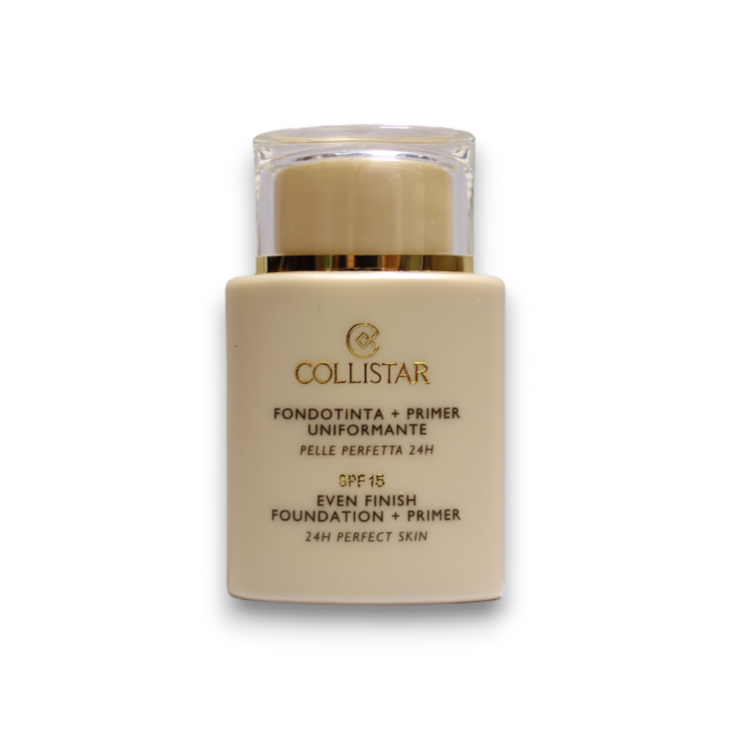 Collistar, Even Finish - 24H Perfect Skin, Vitamin E, Waterproof, Long Wearing, Liquid Foundation & Primer 2-In-1, 04, Biscuit, SPF 15, 35 ml