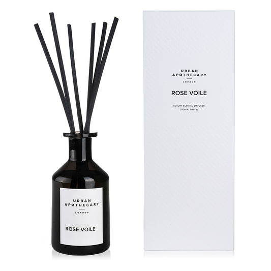 Urban Apothecary, Rose Voile, Stick, Aroma Reed Diffuser, 200 ml