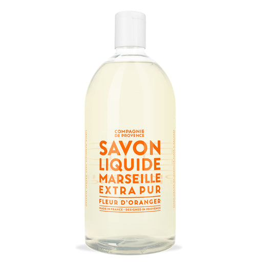 Compagnie De Provence, Marseille, Orange Blassom, Cleansing, Liquid Soap, Refill, 1000 ml