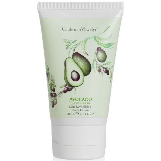 Crabtree & Evelyn, Avocado Olive & Basil, Revitalising, Body Lotion, 50 ml