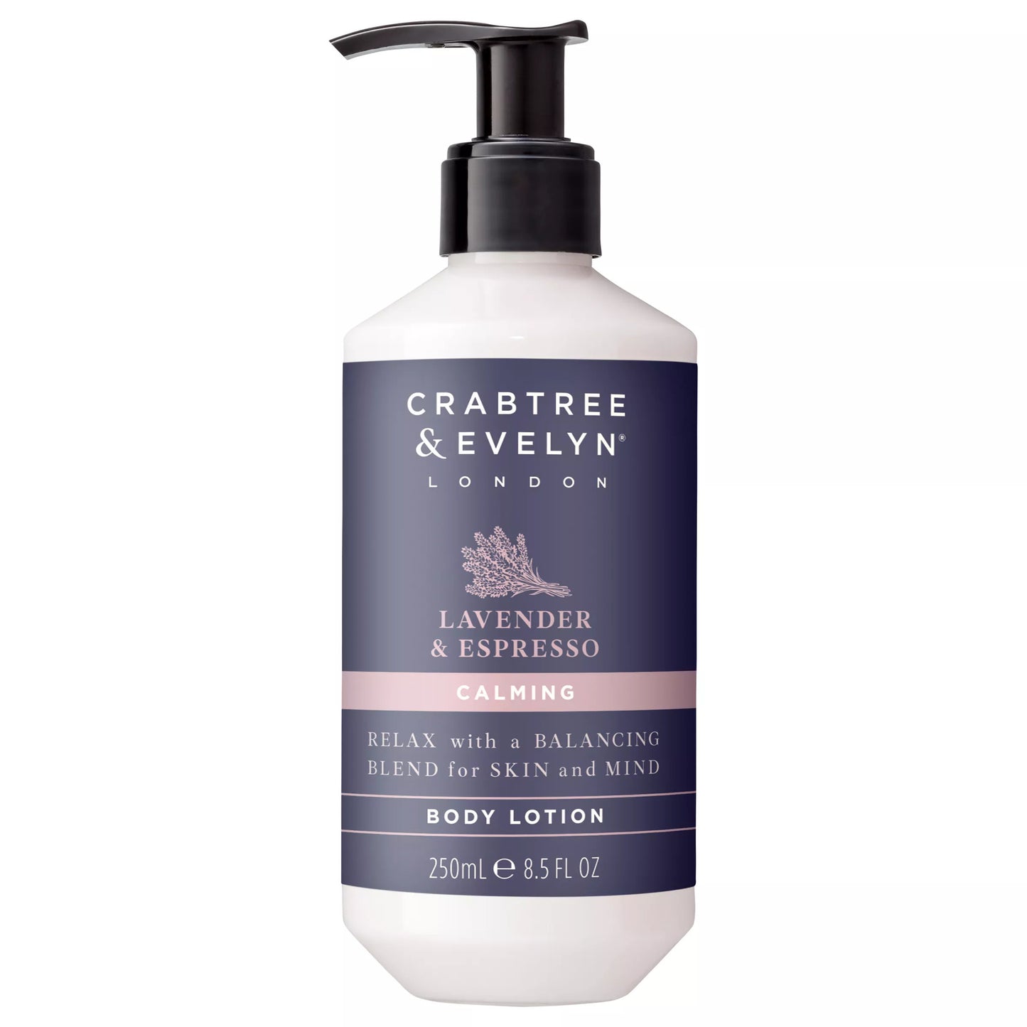 Crabtree & Evelyn, Lavender & Espresso, Calming, Body Lotion, 250 ml