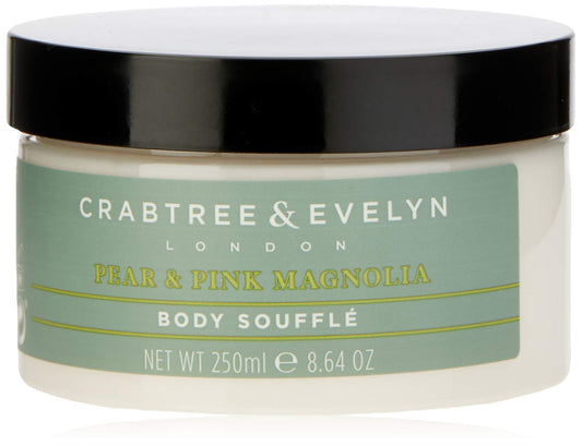 Crabtree & Evelyn, Pear & Pink Magnolia, Hydrating, Body Souffle, 250 g