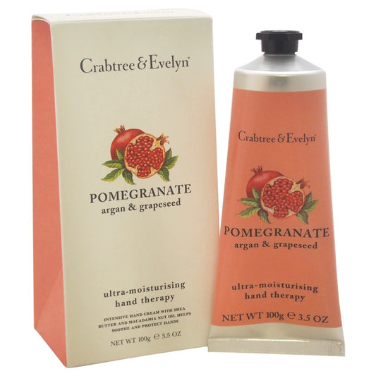 Crabtree & Evelyn, Pomegranate, Argan & Grapeseed, Ultra-Moisturising, Hand Cream, 100 g