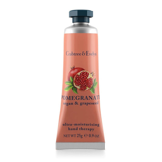 Crabtree & Evelyn, Pomegranate, Argan & Grapeseed, Ultra-Moisturising, Hand Cream, 25 g