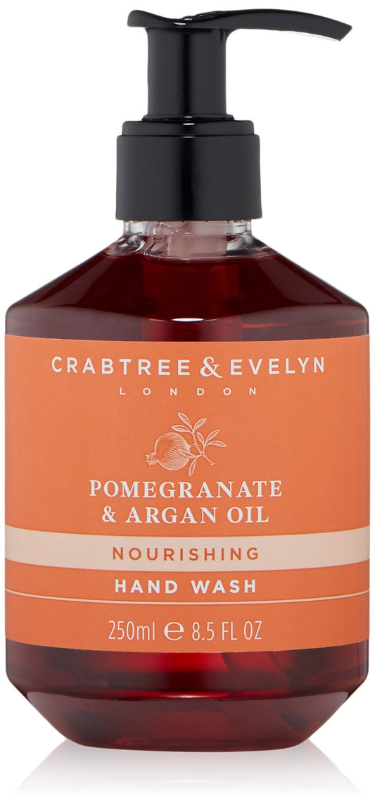 Crabtree & Evelyn, Pomegranate & Argan Oil, Nourishing, Liquid Soap, For Hands, 250 ml