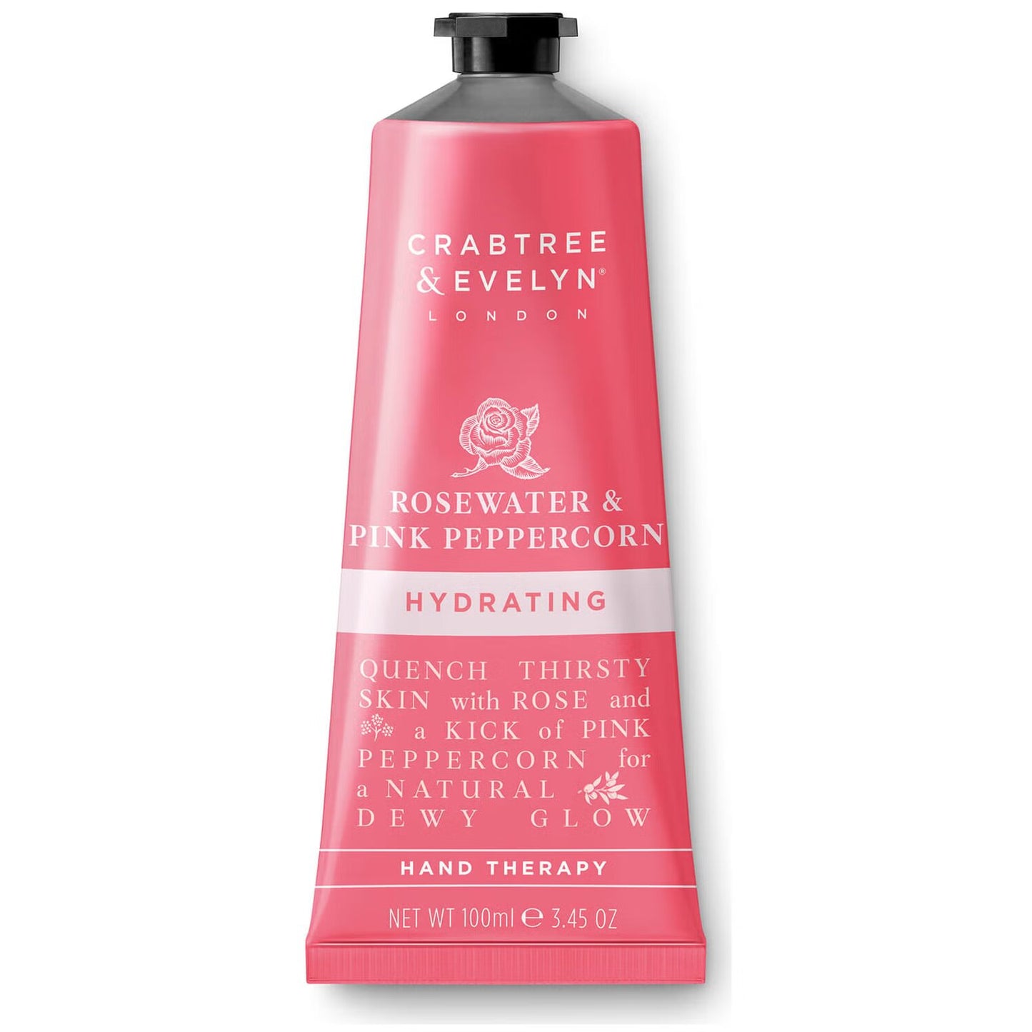 Crabtree & Evelyn, Rosewater, Hydrating, Hand Cream, 100 g