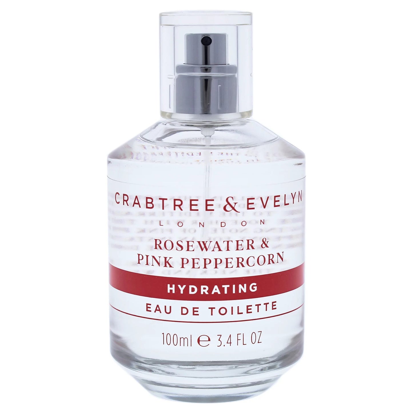 Crabtree & Evelyn, Rosewater & Pink Peppercorn, Eau De Toilette, For Women, 100 ml