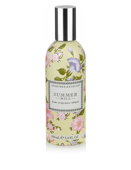 Crabtree & Evelyn Summer Hill Room Spray 3.4 Ounces