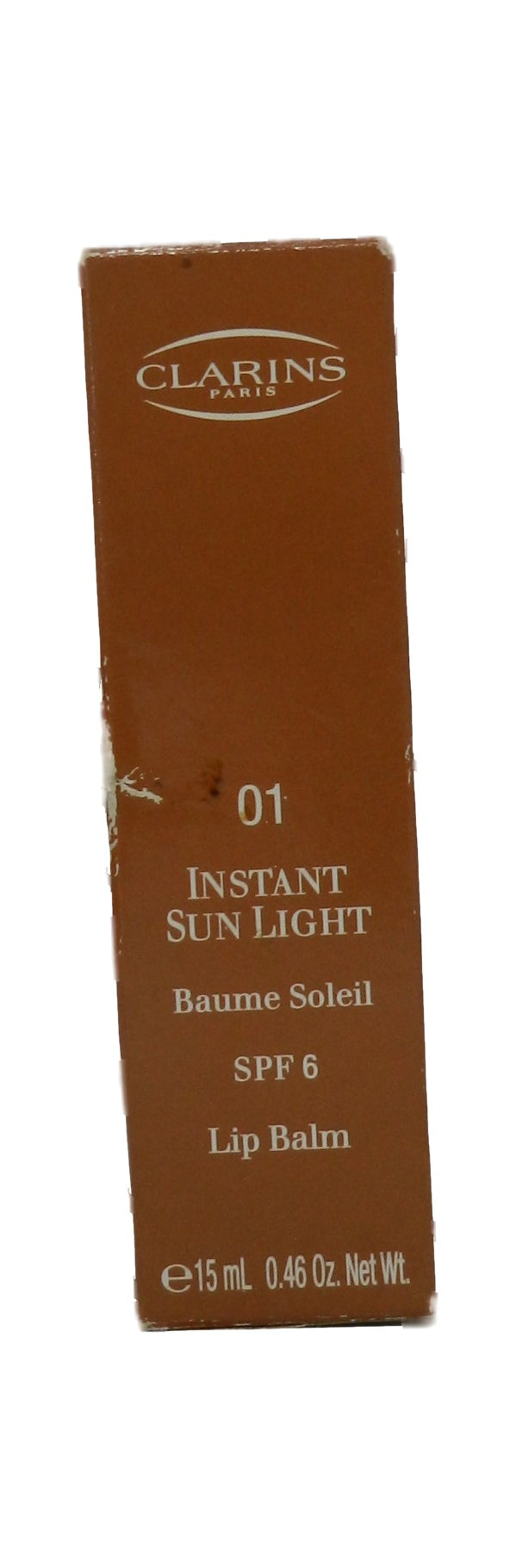 Clarins Instant Sun Light SPF 6 Lip Balm 01 Sunset Bronze 0.46 Ounces