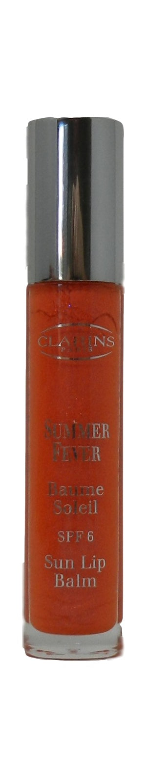 Clarins Summer Fever SPF 6 Sun Lip Balm 02 Orange Delight 0.17 Ounces