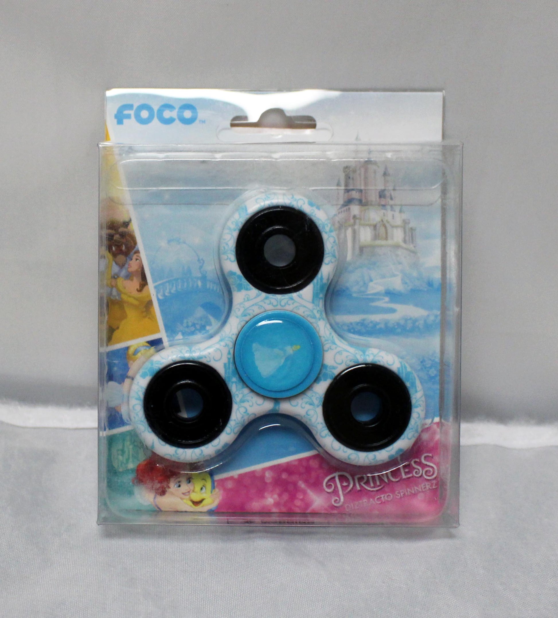 Foco Disney Princess Diztracto Spinnerz Blue Cinderella