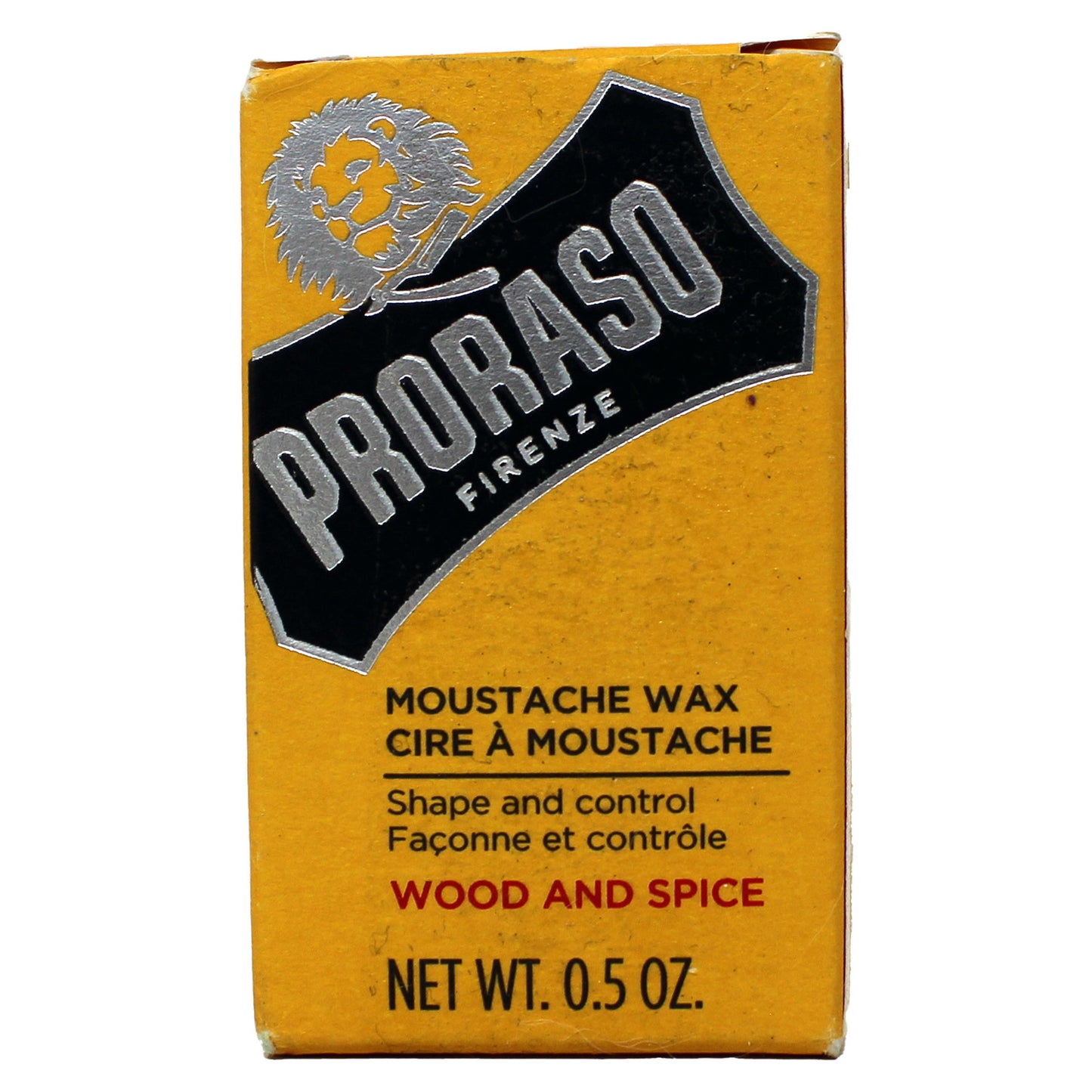 Proraso Shape & Control Moustache Wax Wood & Spice 0.5 Ounce