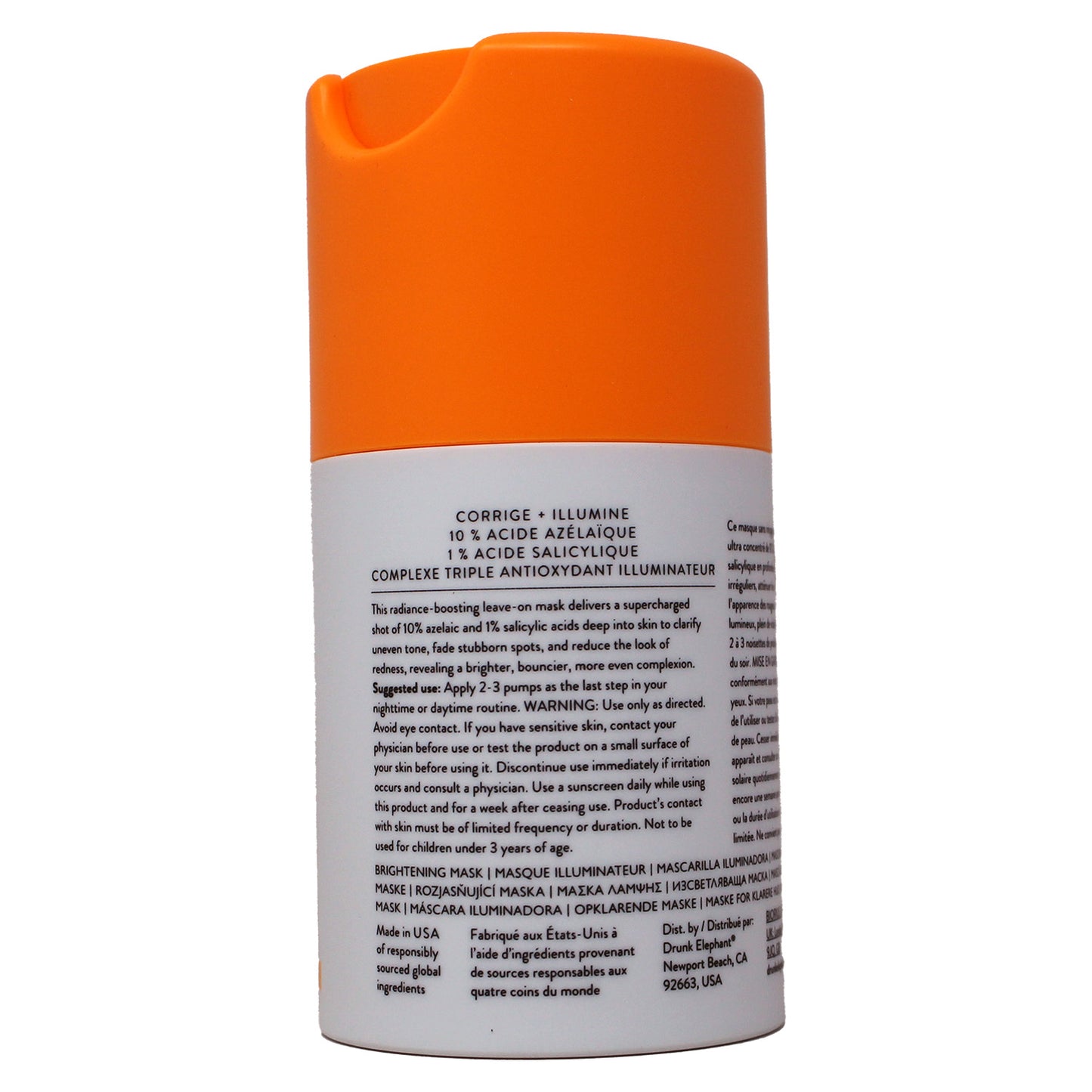 Drunk Elephant Bouncy Brightfacial Masque Illuminator 1.69 Ounces