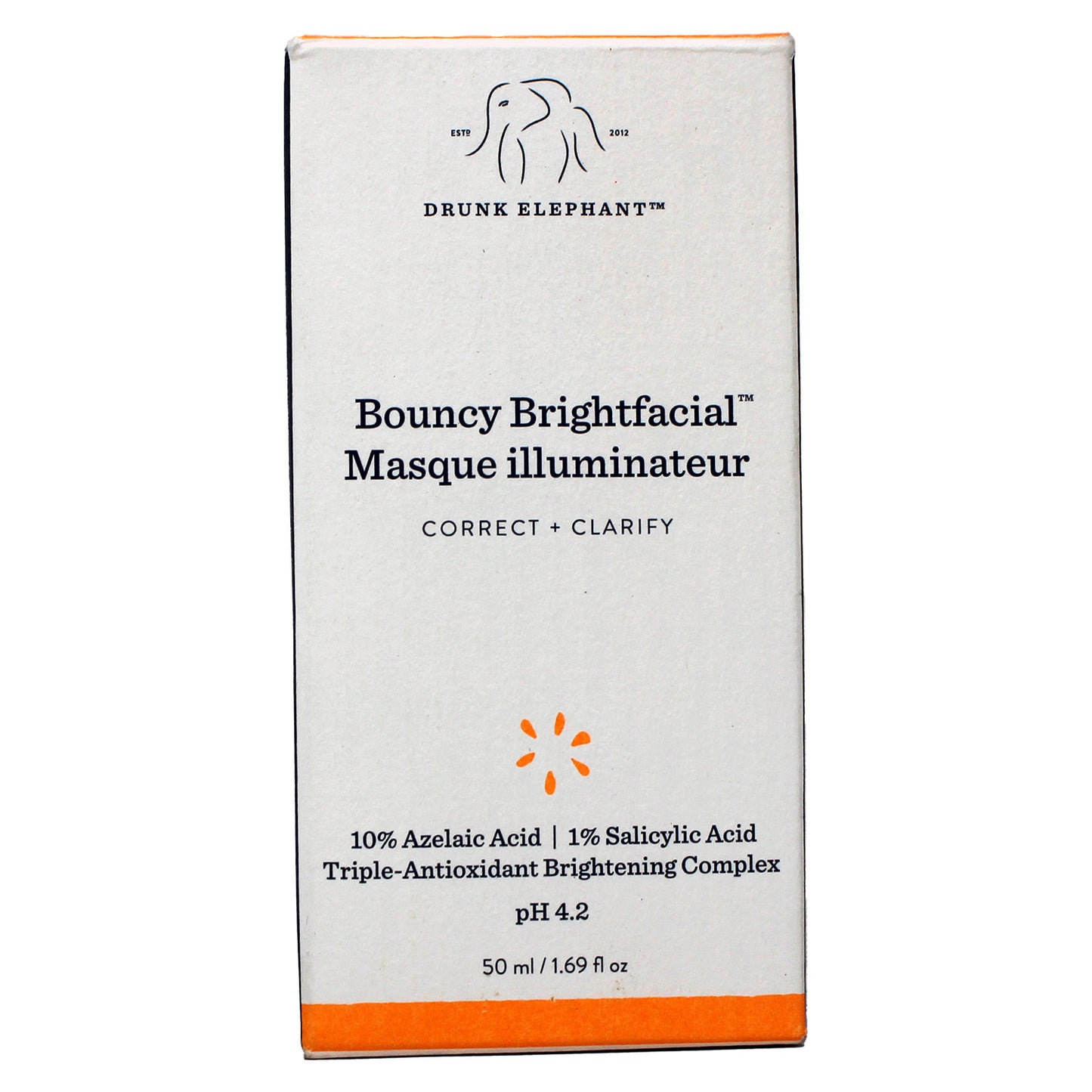 Drunk Elephant Bouncy Brightfacial Masque Illuminator 1.69 Ounces