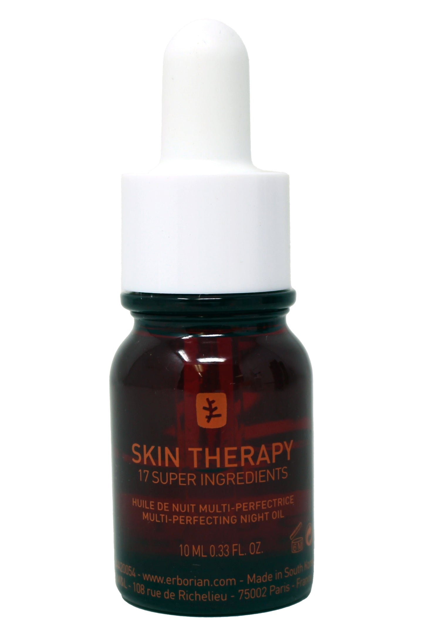 Erborian Skin Therapy Multi-Perfecting Bi-Phase Night Oil Serum 0.33 Ounces
